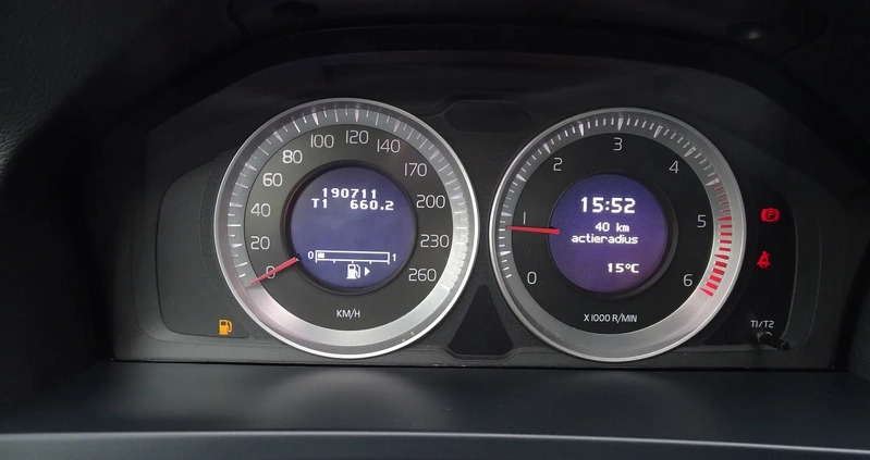 Volvo S60 cena 36900 przebieg: 190000, rok produkcji 2011 z Międzylesie małe 254
